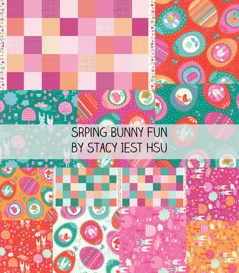 Spring Bunny Fun by Stacy Iest Hsu for Moda Fat Quarter Bundle