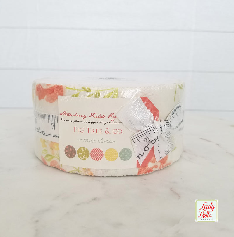 Strawberry Fields Revisited by Fig Tree and Co. for Moda Jelly Roll